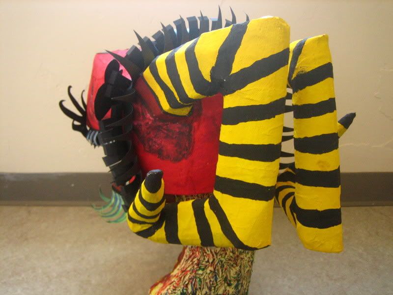 Character Zoo Plaster and Paper Mache Dragon Mask